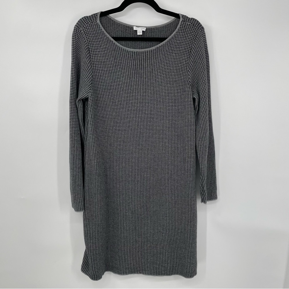 J Jill Gray Houndstooth Tunic